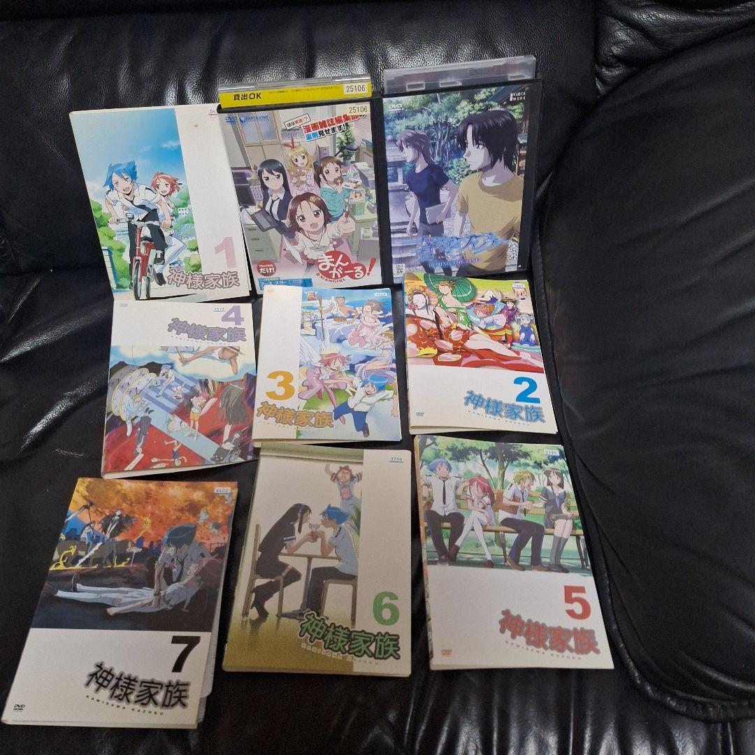 まんがーる！ 、蒼穹のファフナー、神様家族DVD 全7巻セットの計9枚