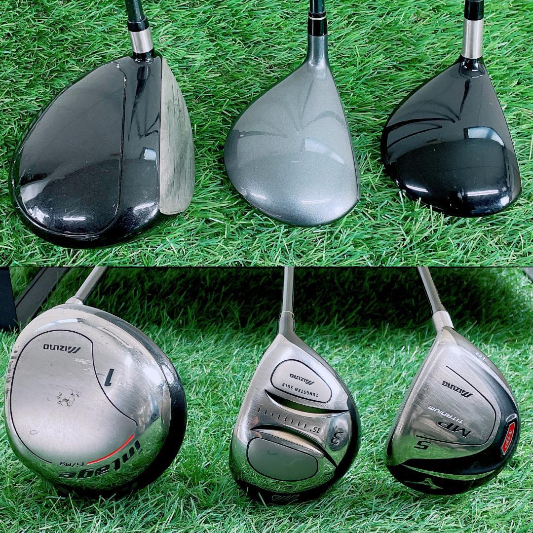 ゴルフクラブ フルセット ミズノ入り 初心者 即コースデビュー E2621