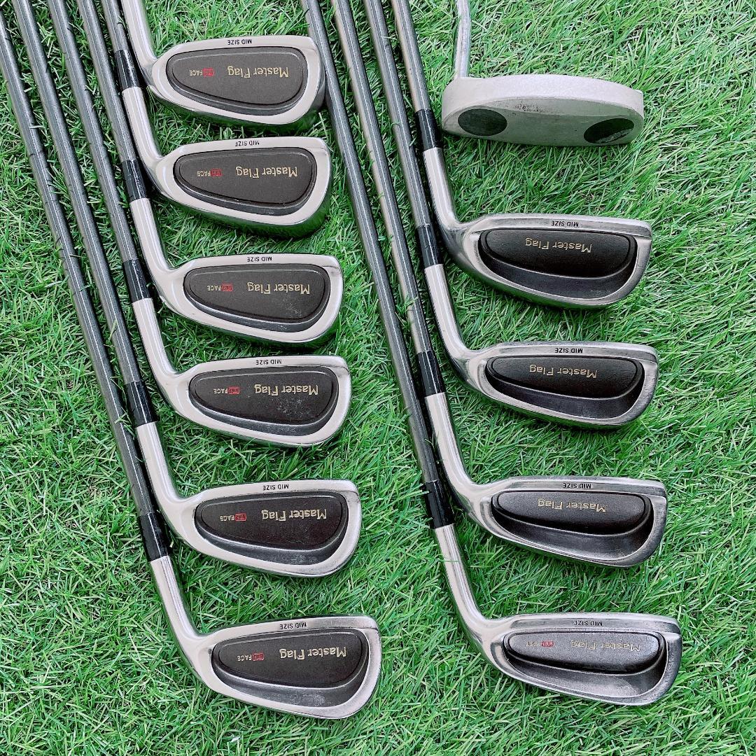 ゴルフクラブ フルセット ミズノ入り 初心者 即コースデビュー E2621