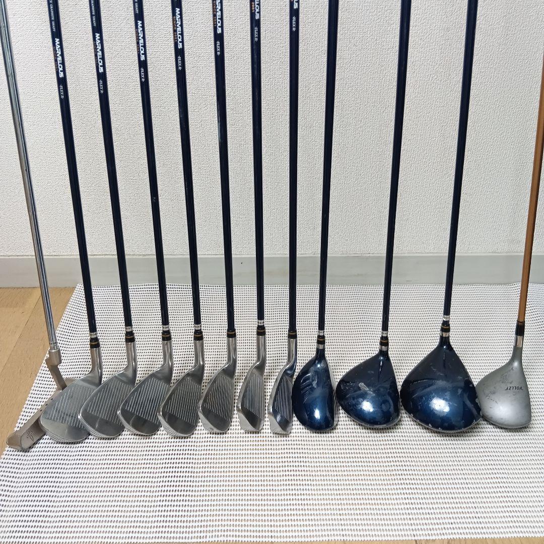 右利き用MARVELOUS ゴルフクラブセット メンズ フレックス　R　初心者