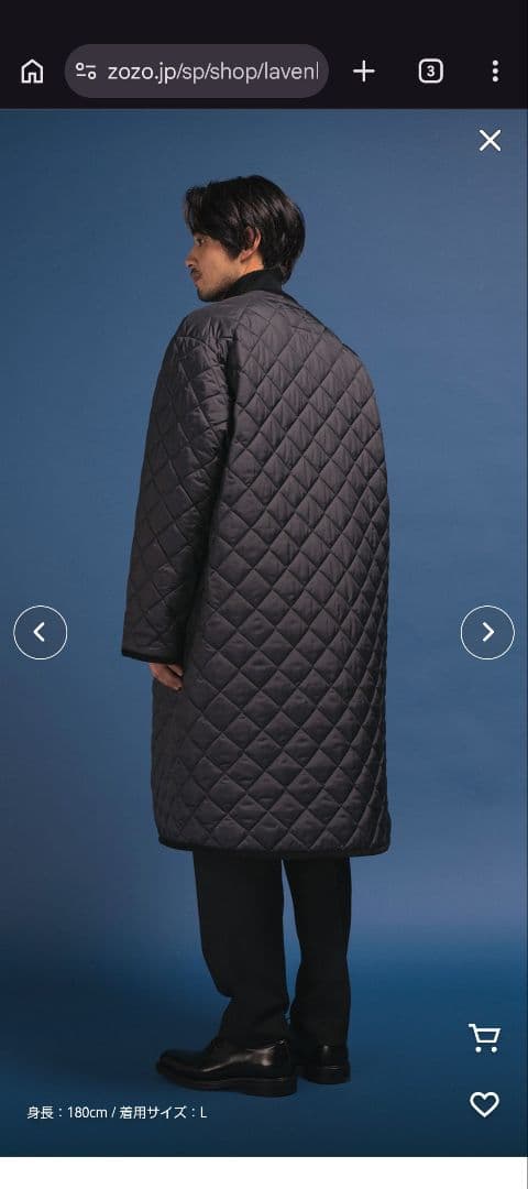w*y様 美品☆LAVENHAM THORNHAM COAT キルティングコート