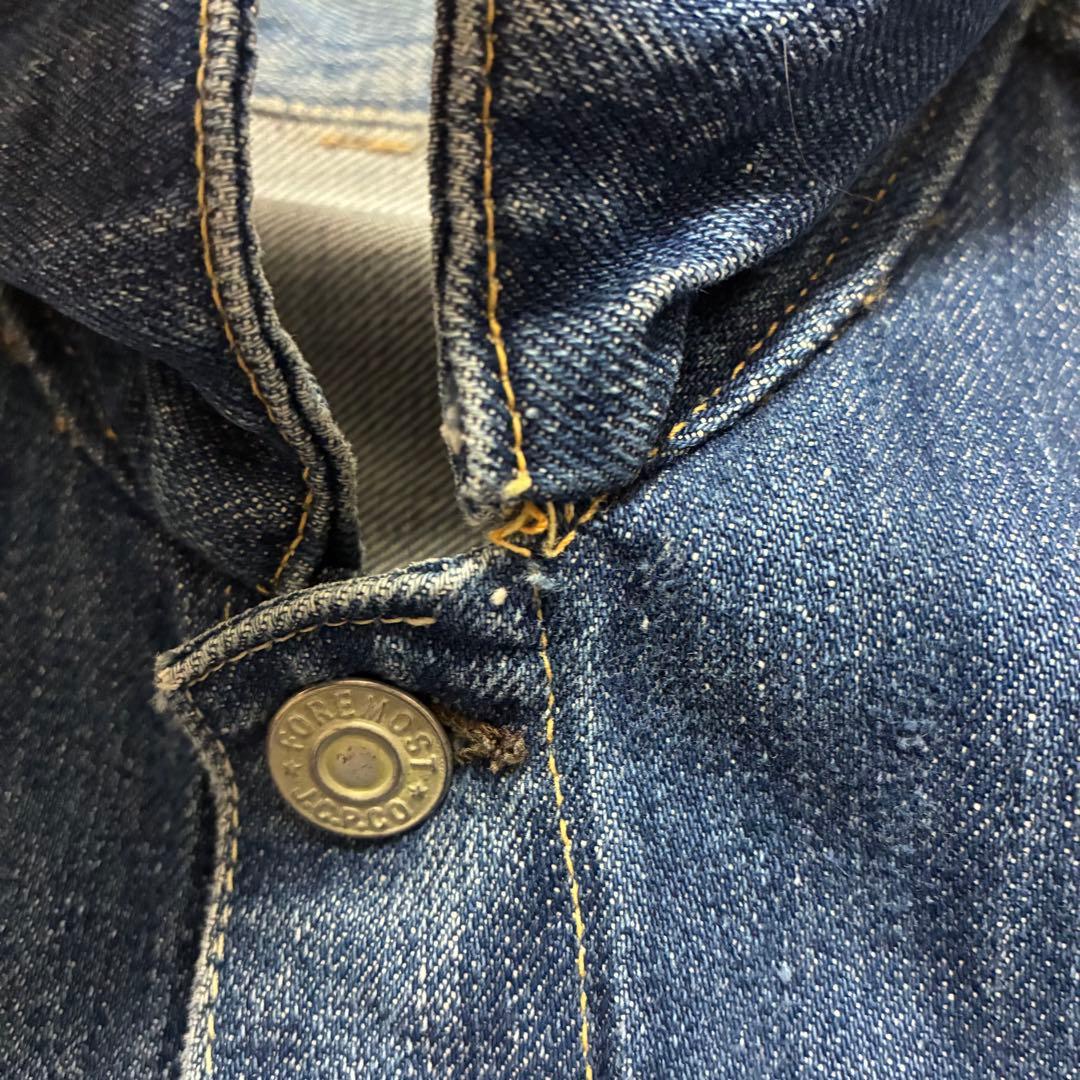 50s Foremost 1st デニムジャケット 掛けボタン