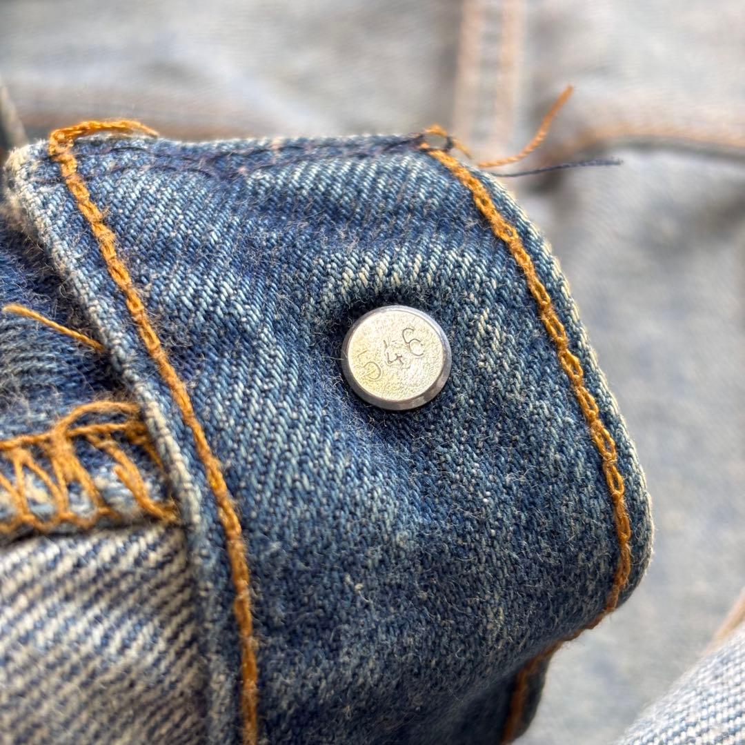 【USA製】リーバイス501 36×30 ナイロンフットボタン 赤文字 デニム