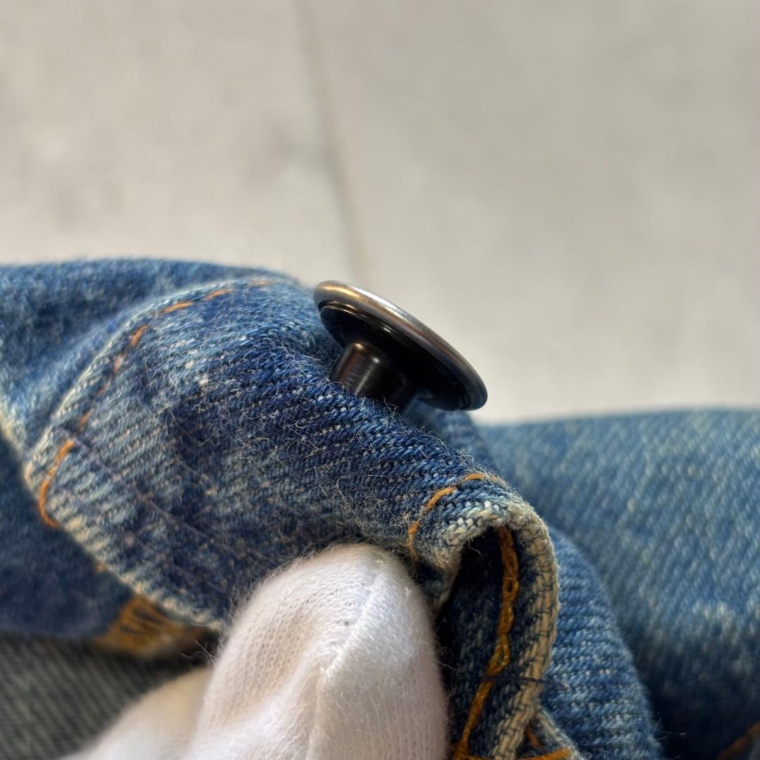 【USA製】リーバイス501 36×30 ナイロンフットボタン 赤文字 デニム