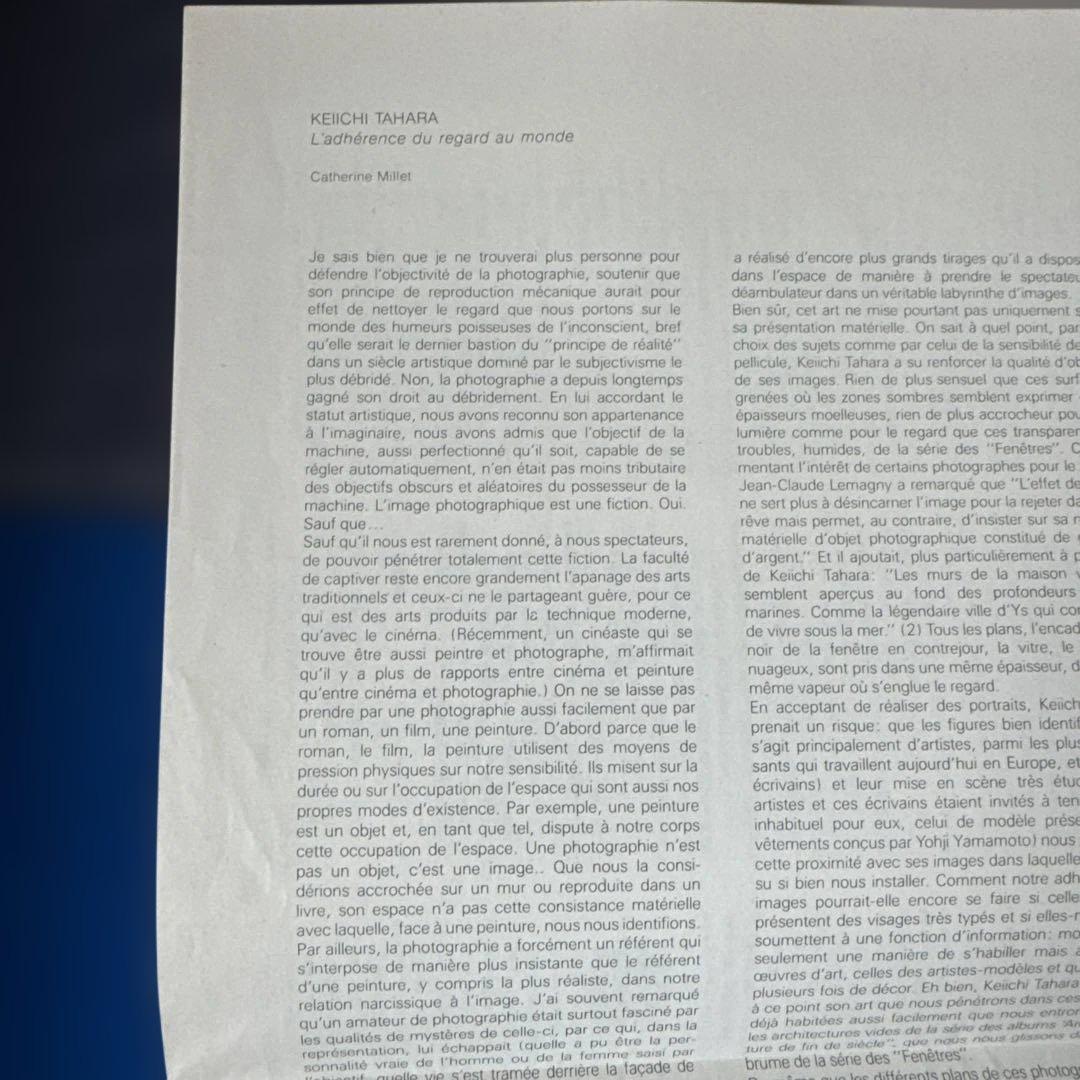 PHORE メタファー　田原桂一 山本耀司