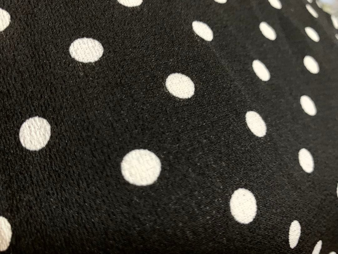 フラメンコ衣装　ハイウェストファルダとドットブラウスの上下セット