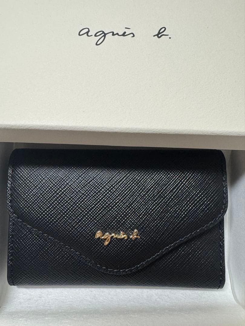 agnès b. アニエスベー キーケース ４連 ブラック