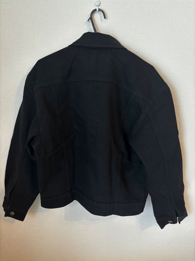 PRISON BLUESデニムウエスタンジャケットリンスドブラックアメリカ製