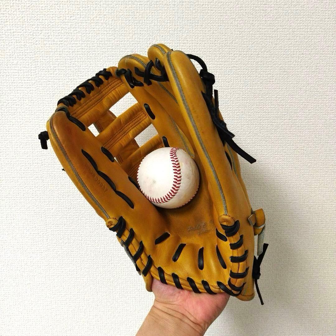 109 ZETT プロステイタス 型抜群 極美品 軟式 外野手用グローブ