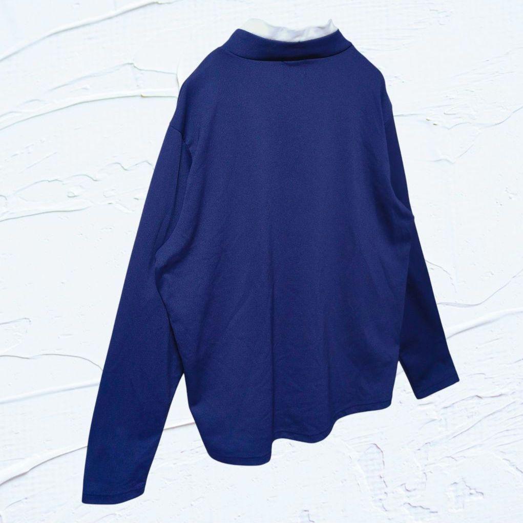 ❤美品❤ピッコーネクラブ ハイネックプルオーバー ネイビー サイズⅢ ケーキ刺繍