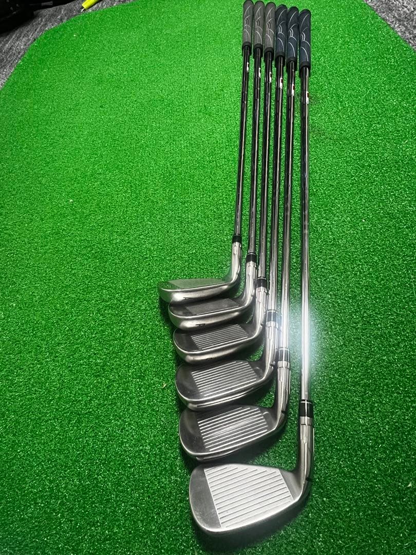 テーラメイド　ステルスアイアン 6本セット純正スチールSシャフト