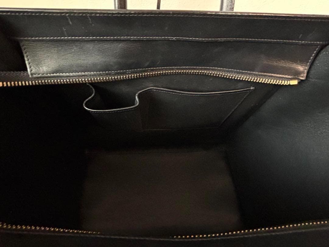 美品✨ CELINE ラゲージ マイクロショッパー レザー トートバッグ