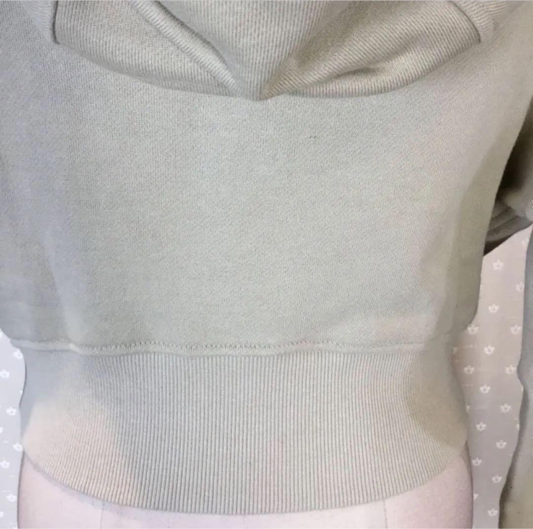 Lululemon サイズ6 ベージュ フード付きジップアップパーカー