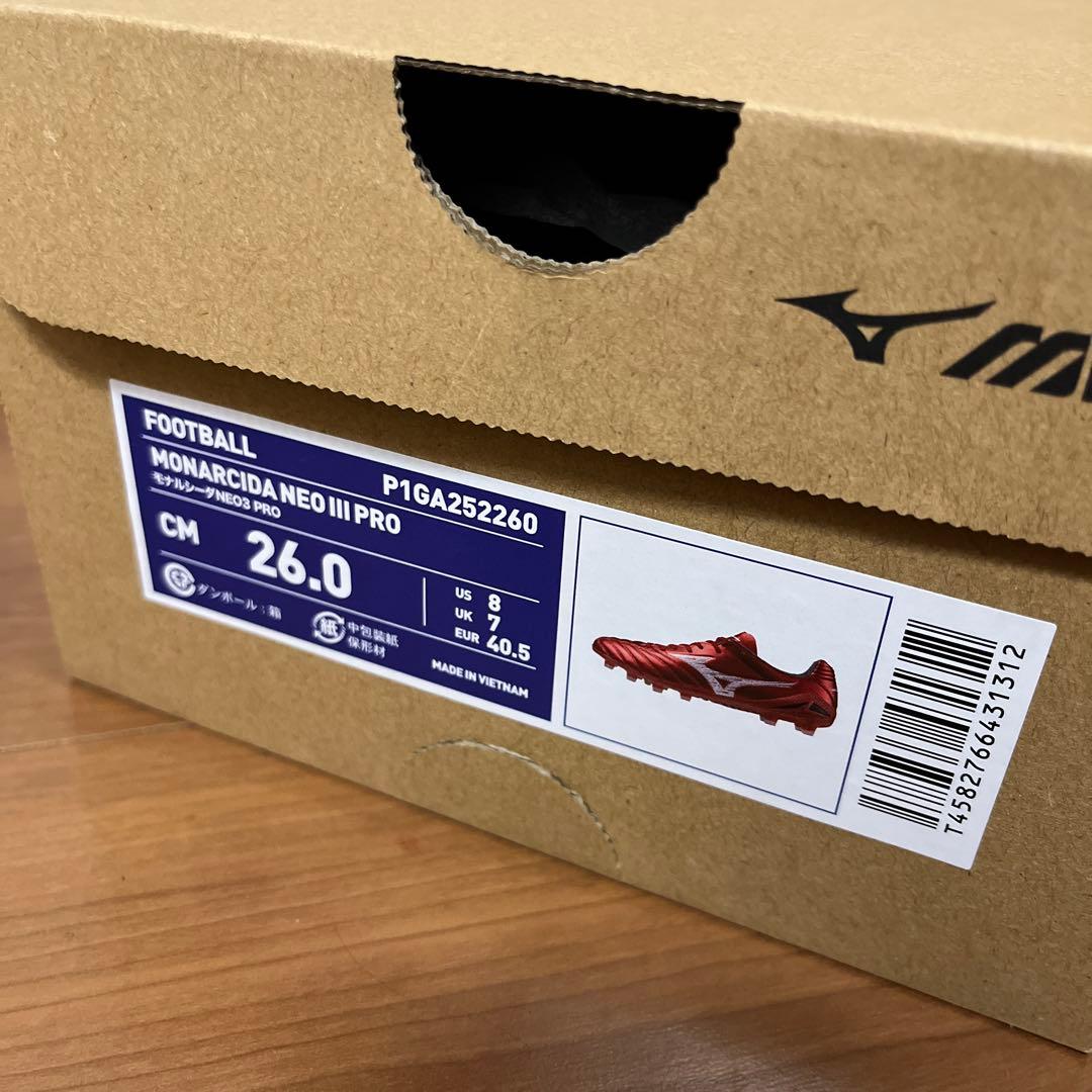 MIZUNO新作サッカースパイクシューズ 26cm