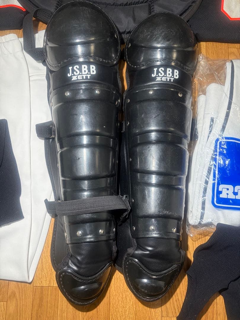 【ZETT 】JSBB キャッチャープロテクター 他 野球用品セット売り