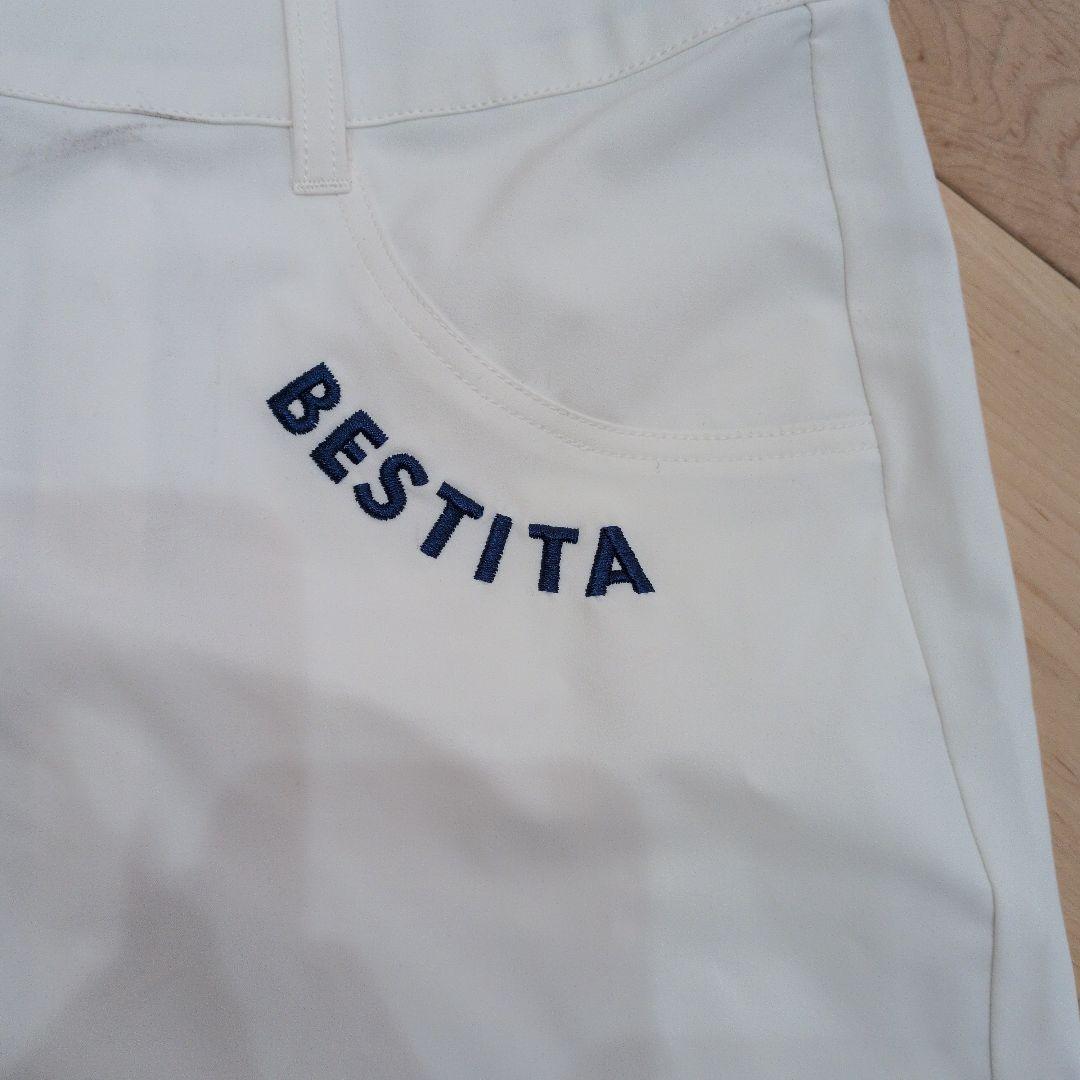 美品♥BESTITA ゴルフスカート ホワイト S