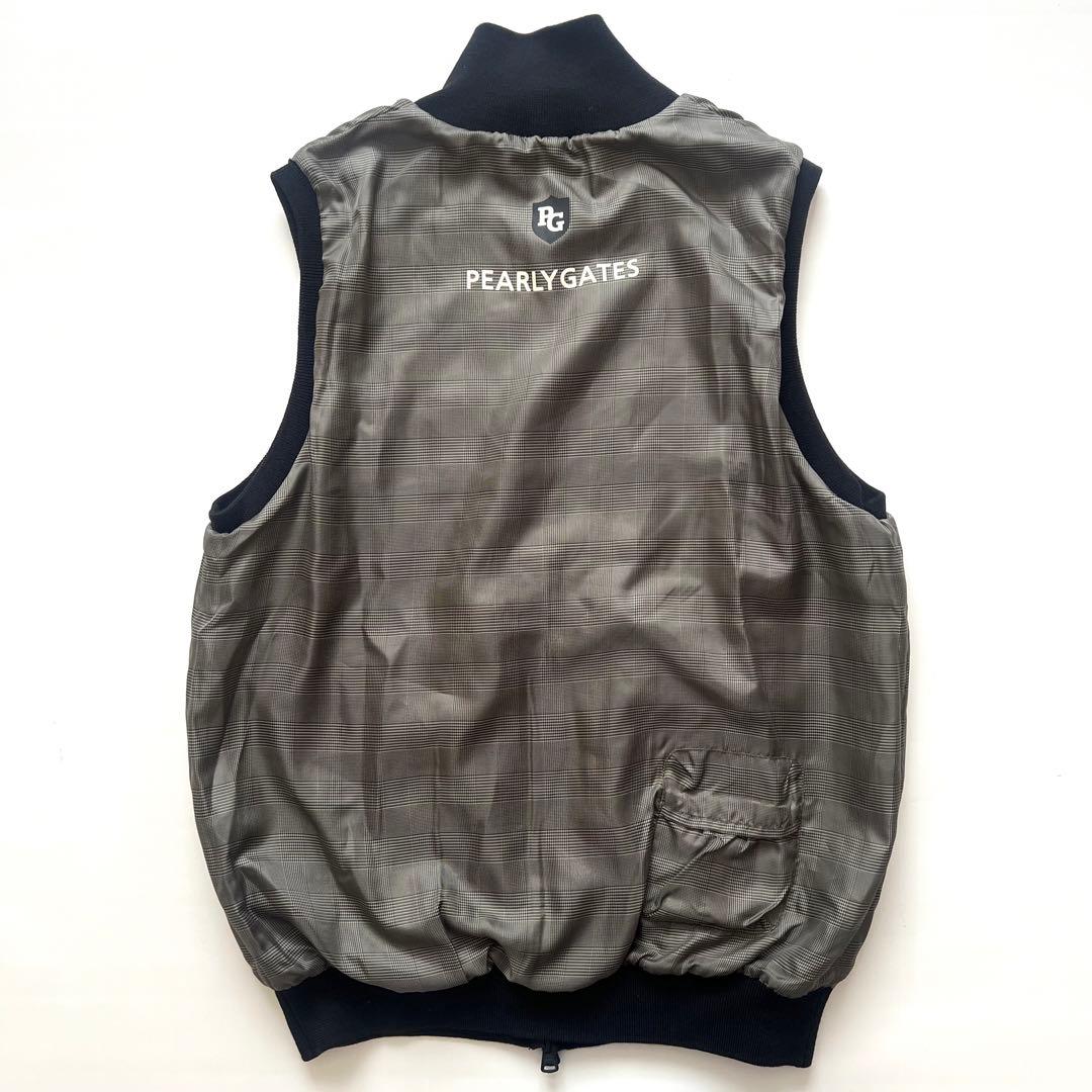 Pearlygates パーリーゲイツ　リバーシブル 2ベスト　ジャケット　4