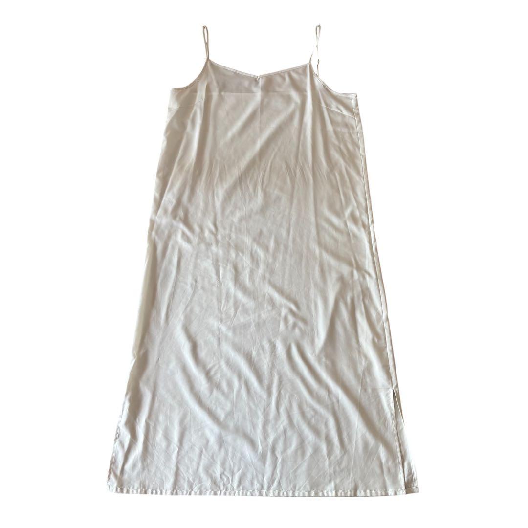 【希少M】FRAY ID フレイアイディー ネックフリル プリーツ ワンピース