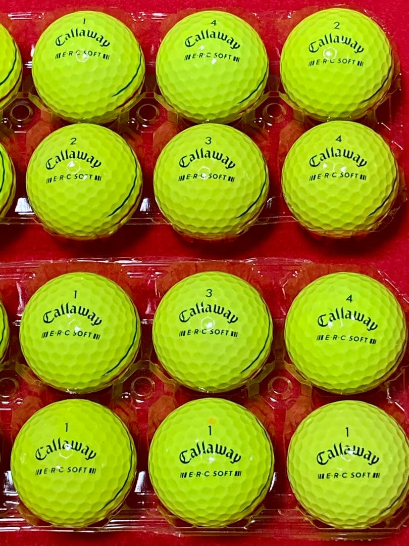 M130【中古ボール】キャロウェイ/E•R•C SOFT/トリプル/ 30個黄色