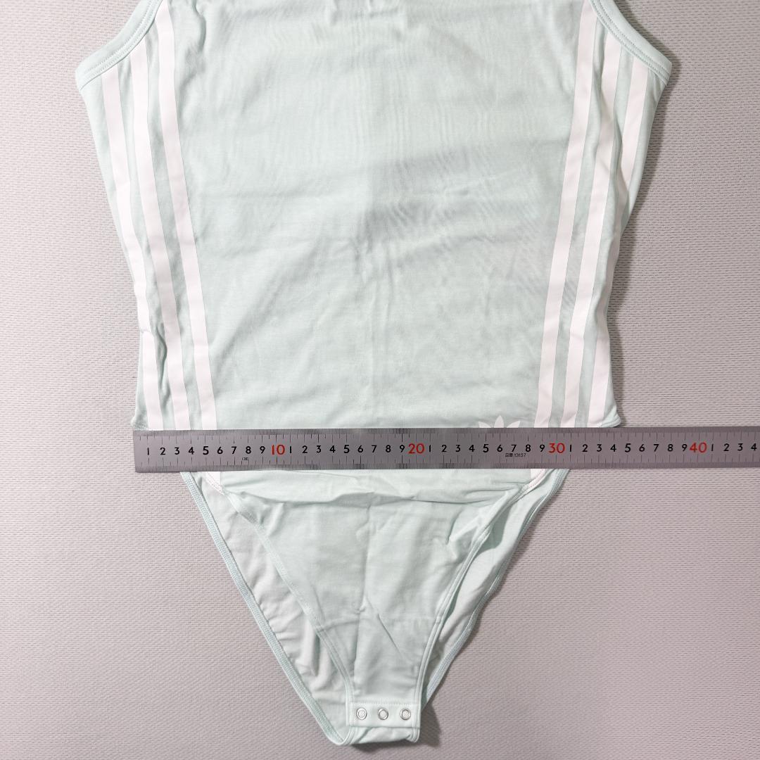 adidas ボディスーツ レオタード コットン Light Blue 海外S