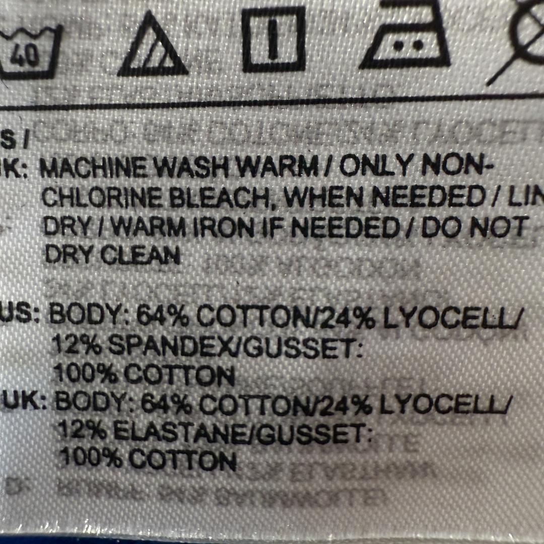 adidas ボディスーツ レオタード コットン Light Blue 海外S