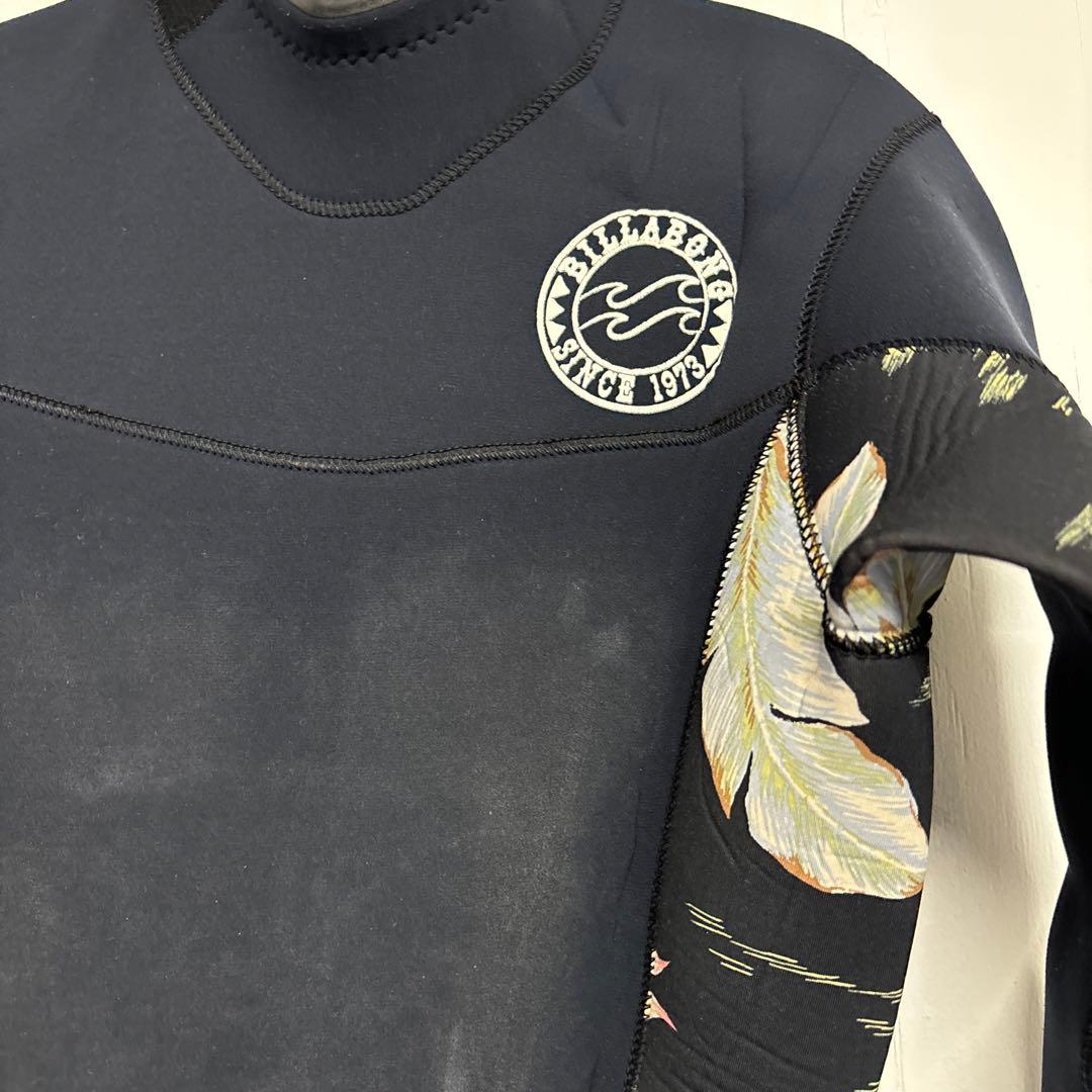 最終値下げ⭐︎Billabong フルスーツ ブラック/フローラル3ミリジャージ