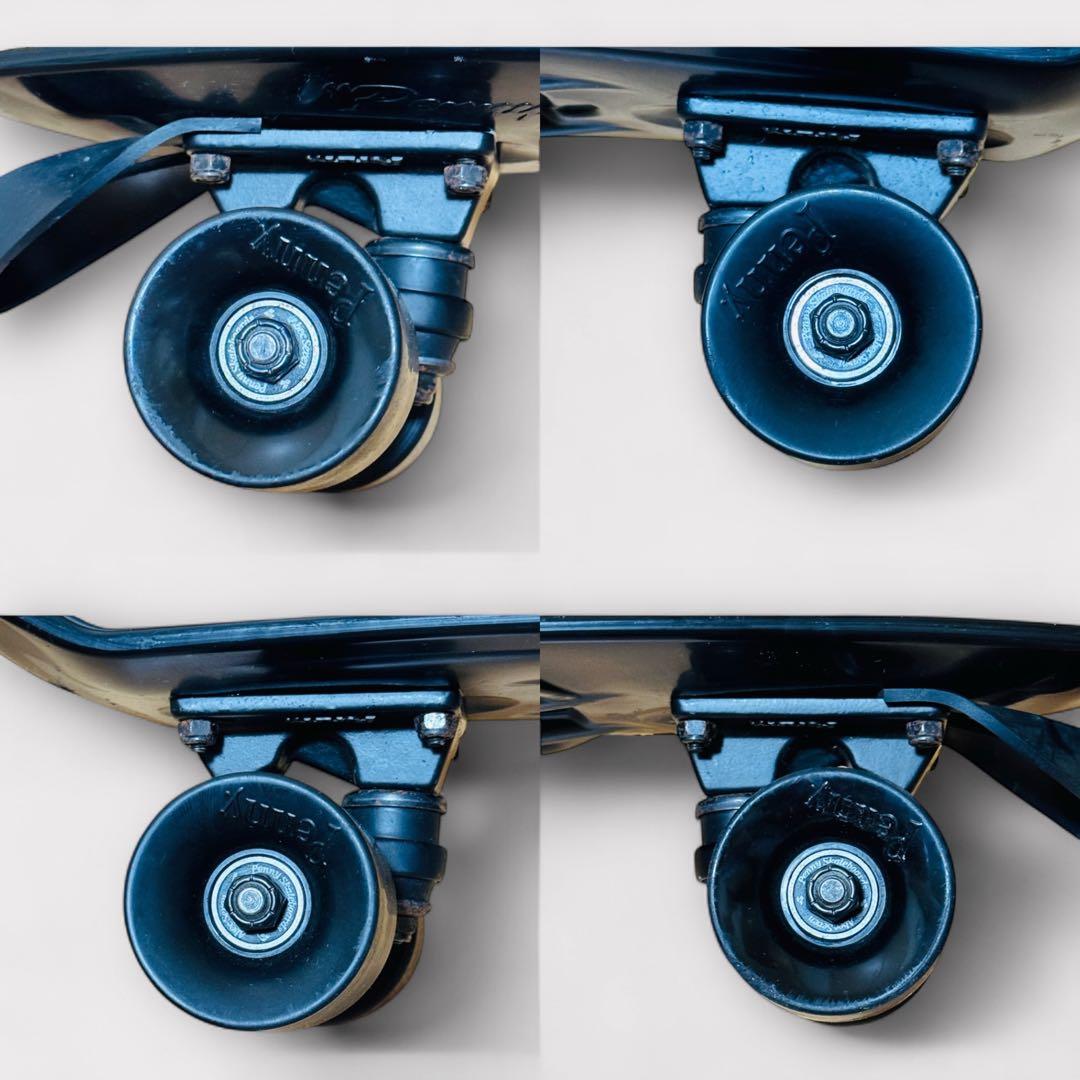 ✨良品✨Penny スケートボード　オールブラック22インチ 持ち手付き