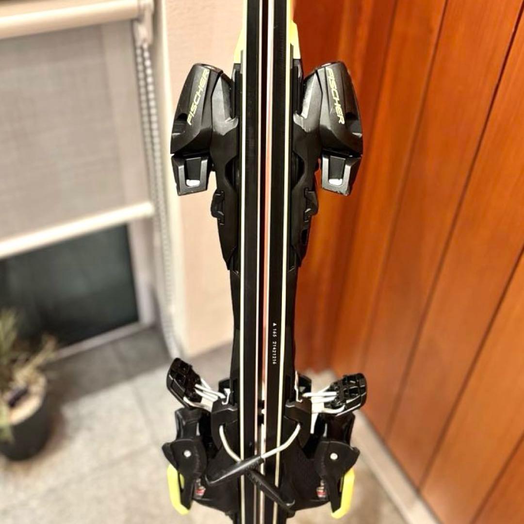 FISCHER RC4 RCS スキー 板　165cm &LEKIカーボンポール