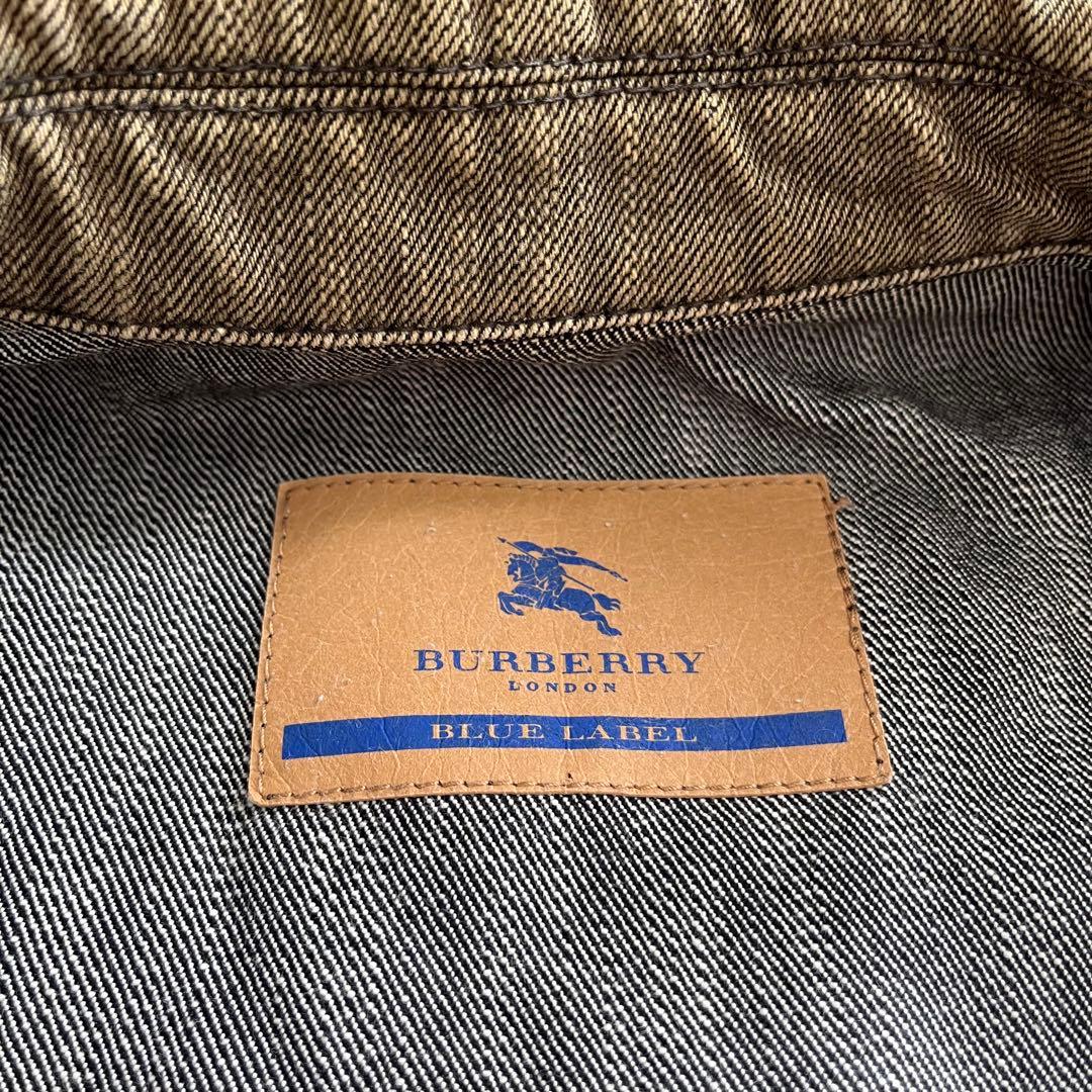 BURBERRY LONDON デニムジャケット カーキ グレー グランジ レア