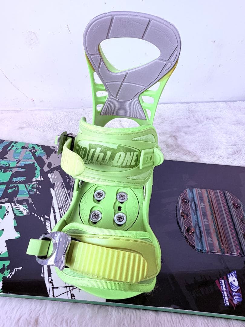 初心者おすすめ PALMER ZEBRA ROCK154cm スノーボードセット