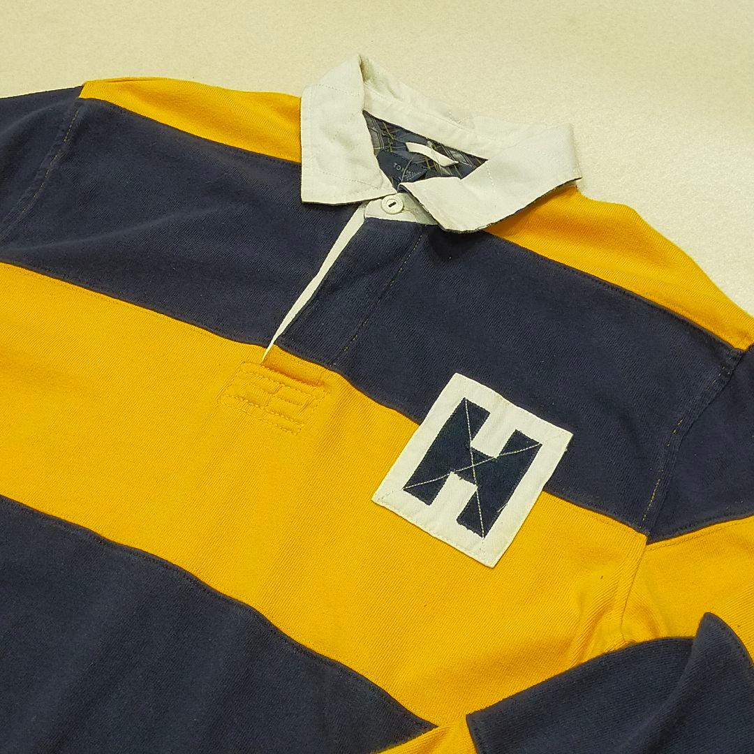   ロゴワッペン ナンバリング ラガーシャツ