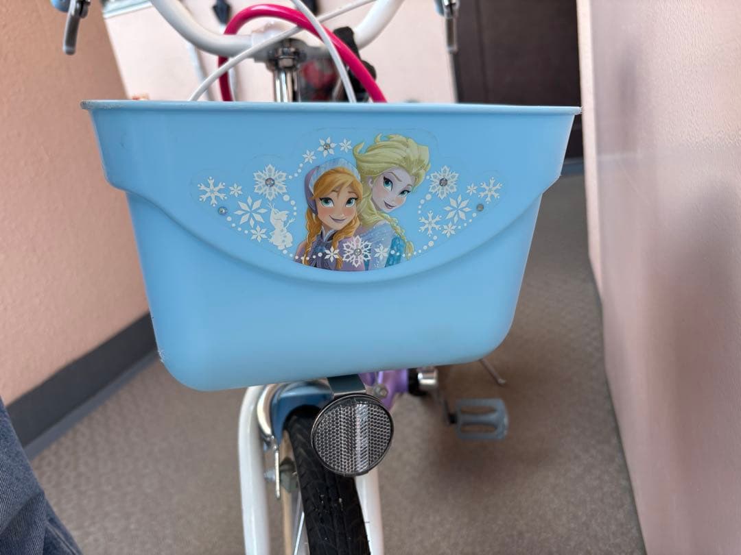 アナと雪の女王 アナ雪 幼児用自転車　引き取り限定