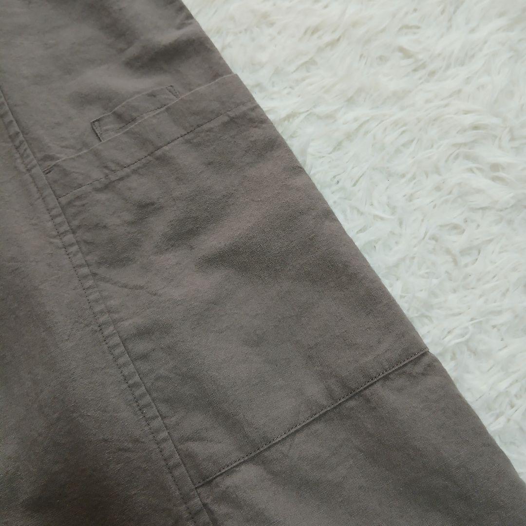 【Pal'las Palace】リネンコットンロングワンピースジャンパースカート