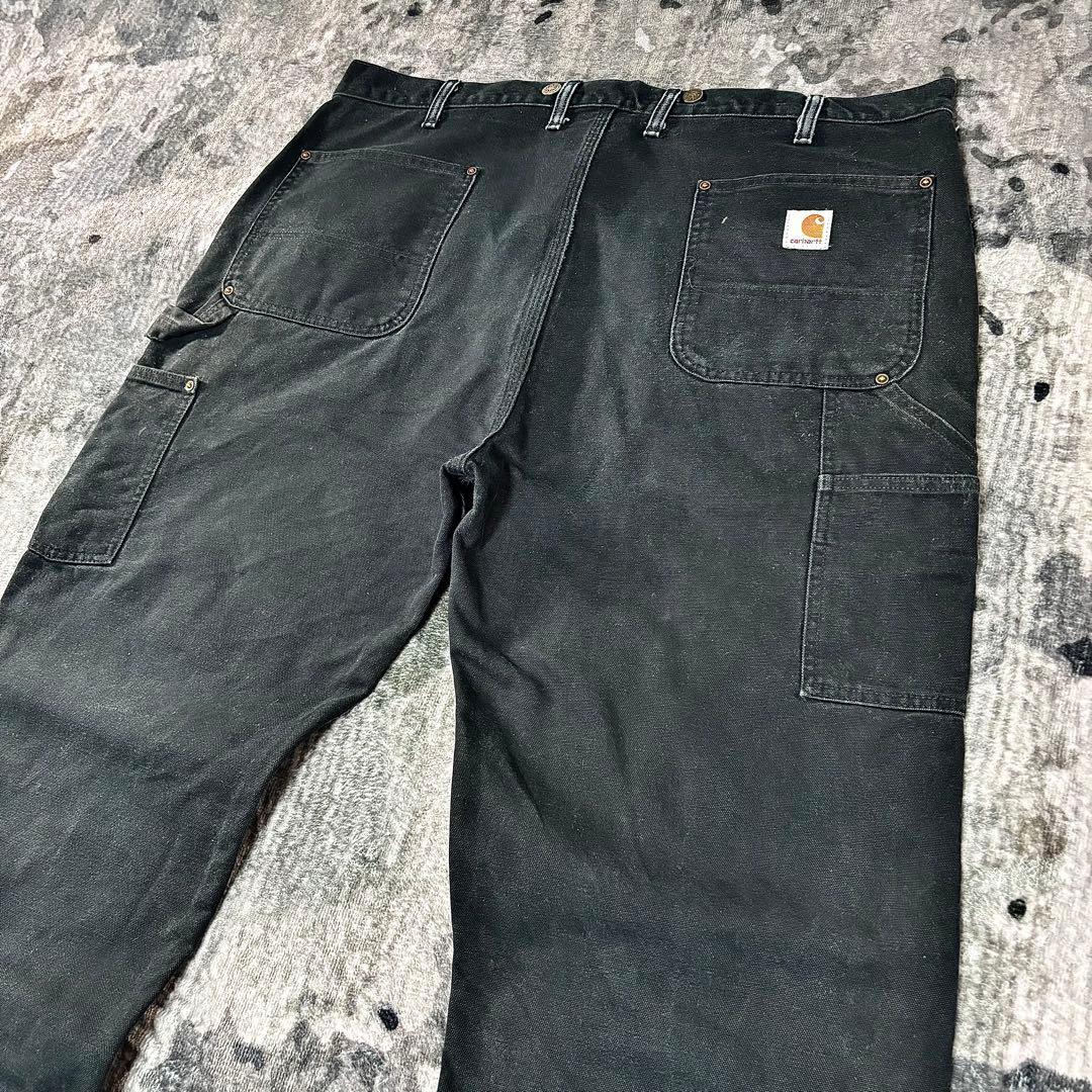 Carhartt ダブルニー ビックシルエット ブラック 極上フェード 一点物