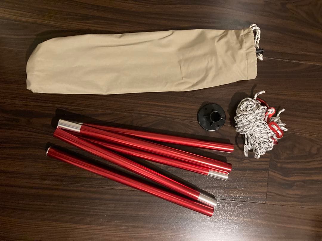 FIELDOOR ワンポールテント240 T/C 二股ポールなしなら4500円