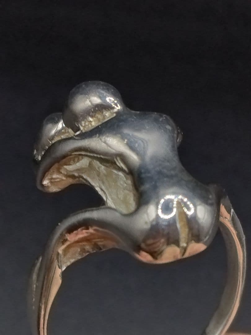 【希少デザイン】セックスリング 925 シルバー ヴィンテージ【アート】