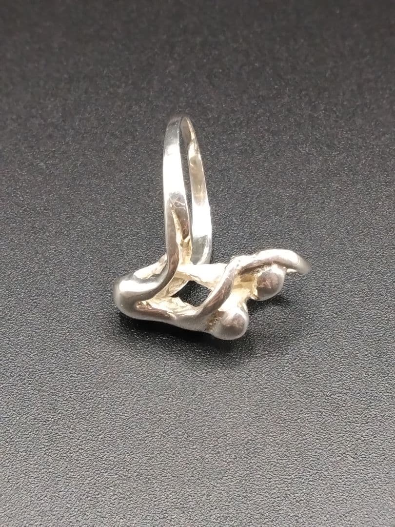 【希少デザイン】セックスリング 925 シルバー ヴィンテージ【アート】