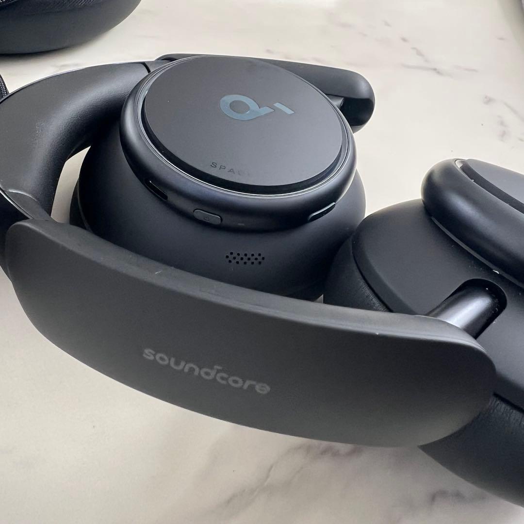 ANKER ワイヤレス ヘッドホン 黒 soundcore SPACE Q45