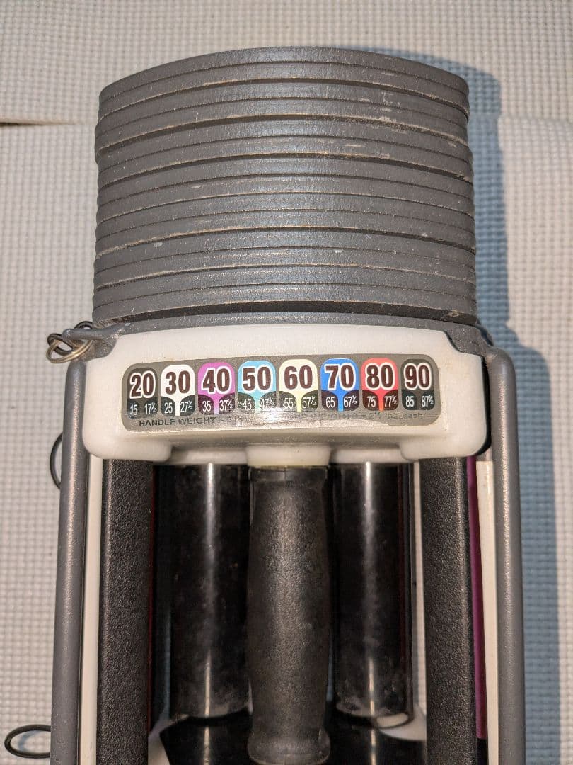 可変式ダンベル　パワーブロックタイプ41kg①