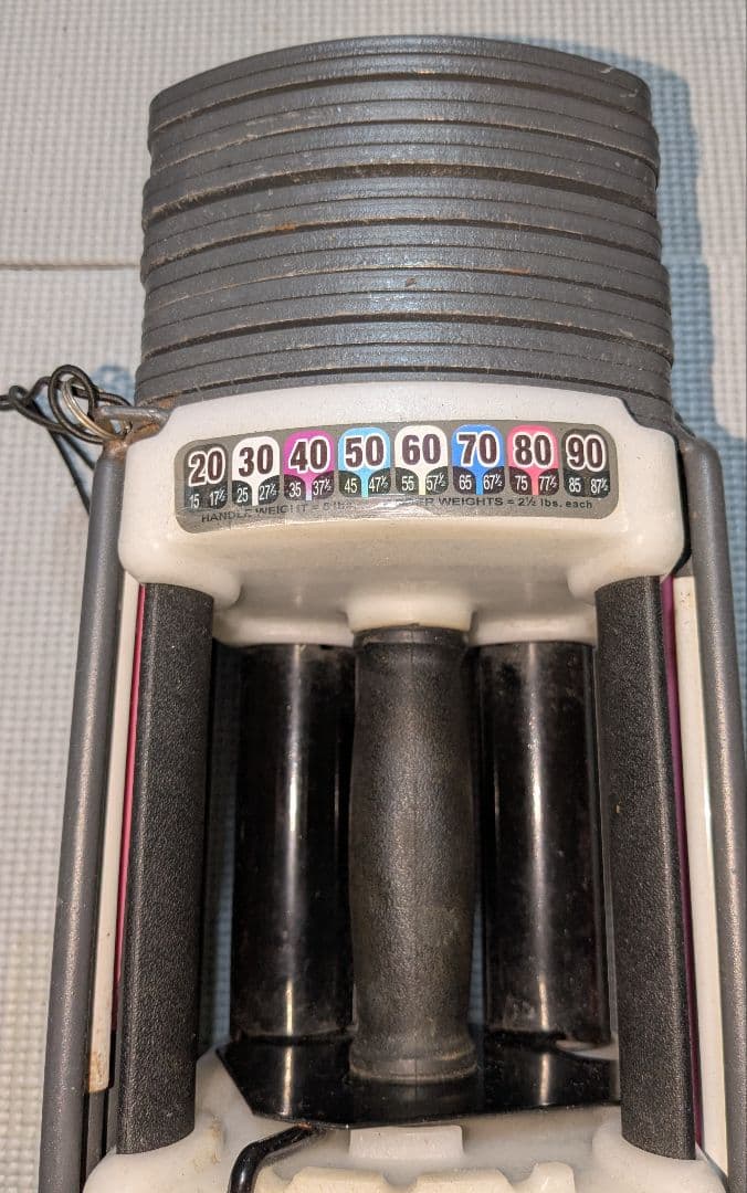 可変式ダンベル　パワーブロックタイプ41kg①