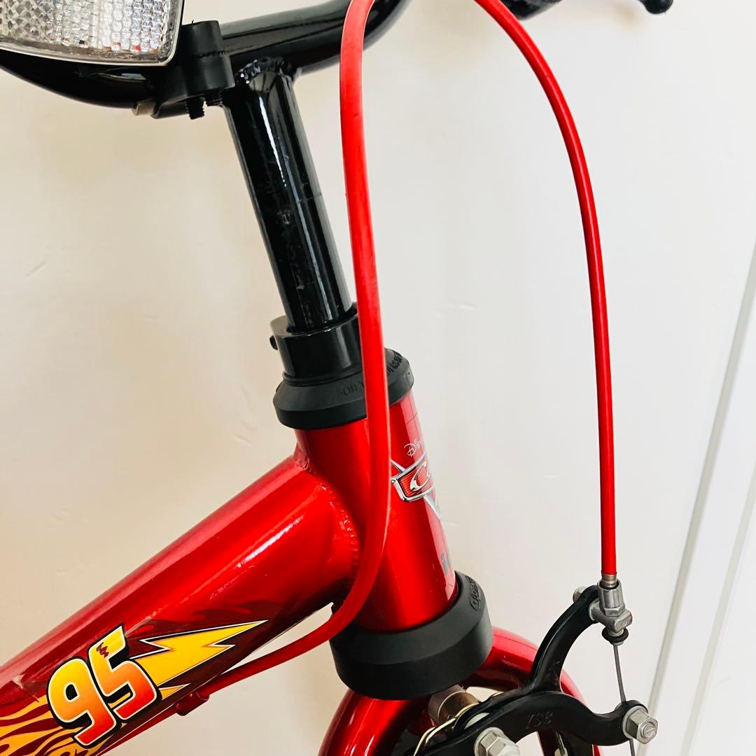 カーズ 変身バイク d-bike じてんしゃデビュー 2in1 2way 赤