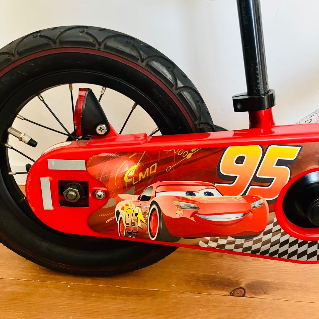 カーズ 変身バイク d-bike じてんしゃデビュー 2in1 2way 赤