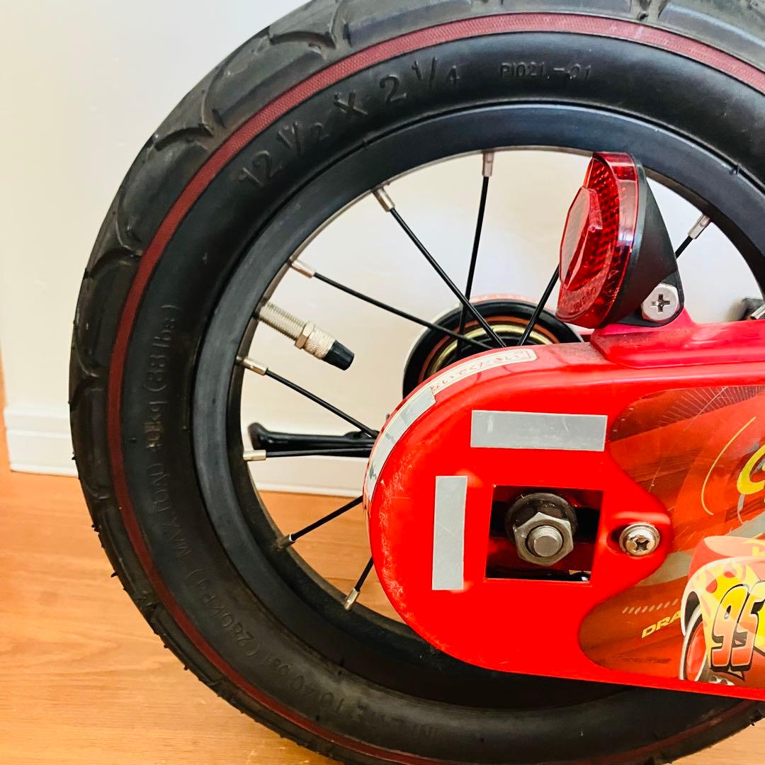 カーズ 変身バイク d-bike じてんしゃデビュー 2in1 2way 赤