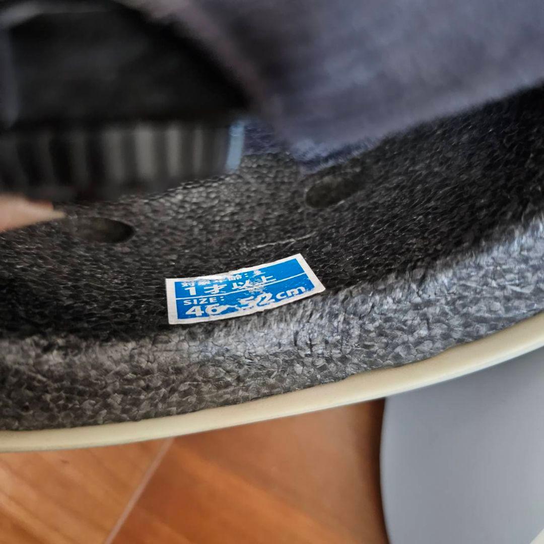 3人乗り用チャイルドシート付きbikke POLAR e E.XBKブルーグレー