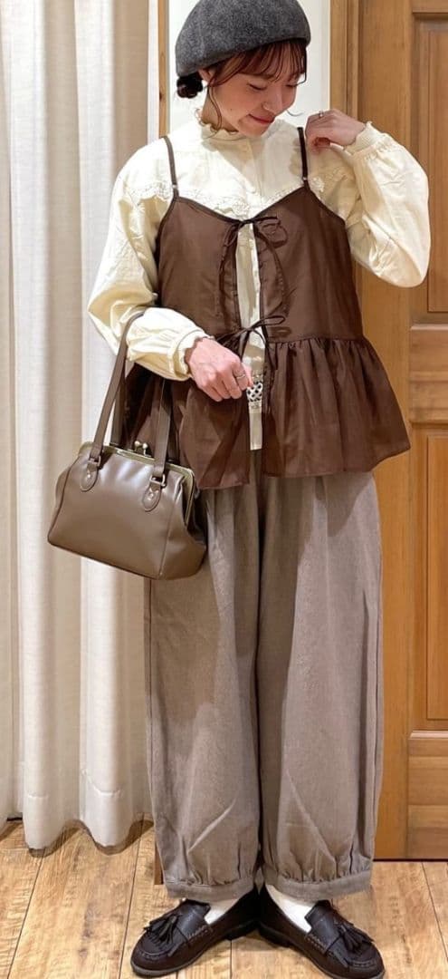 SM2エスエムツー 前後2wayキャミビスチェ新品ブラウン 今季完売