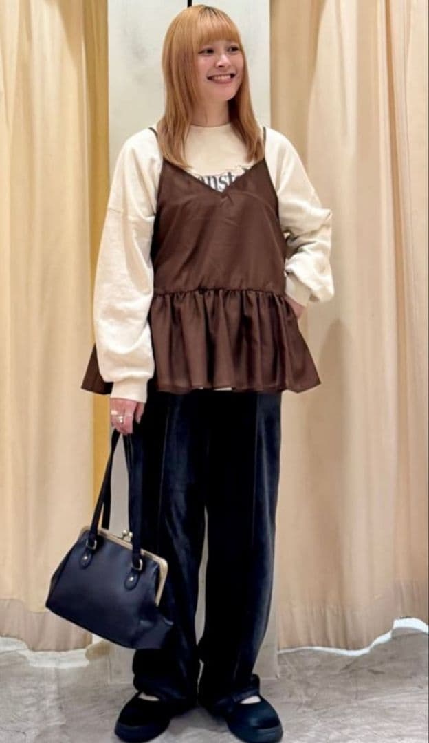 SM2エスエムツー 前後2wayキャミビスチェ新品ブラウン 今季完売