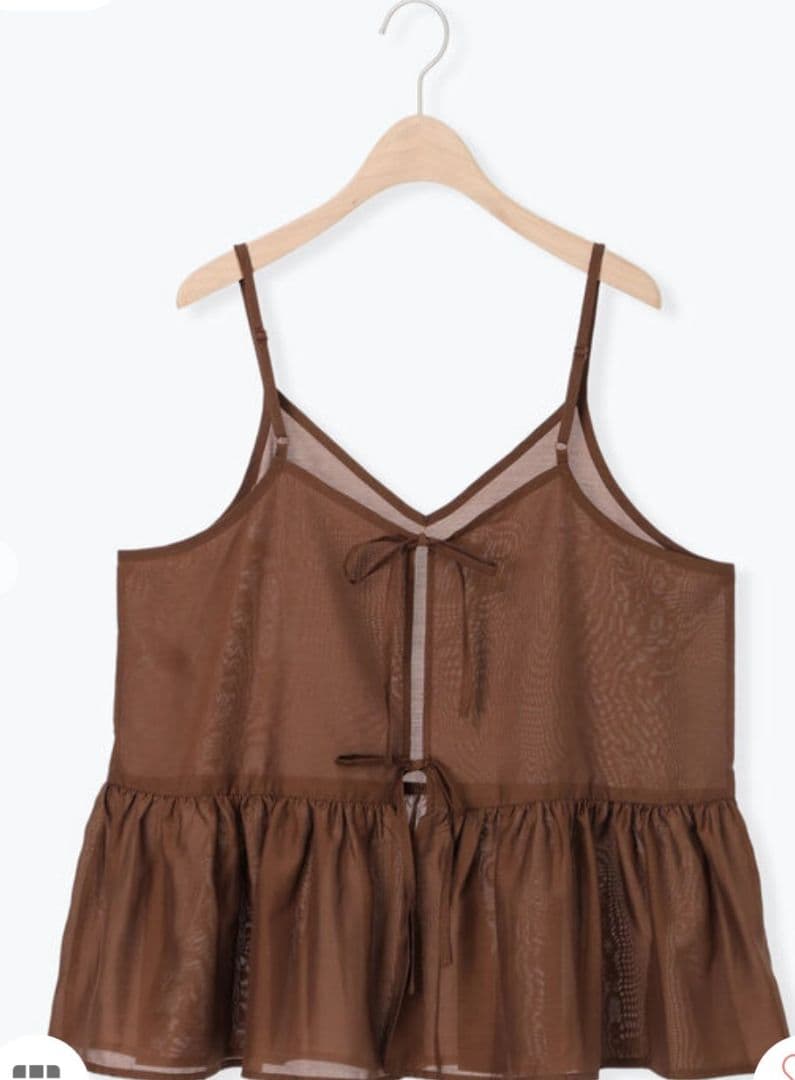 SM2エスエムツー 前後2wayキャミビスチェ新品ブラウン 今季完売