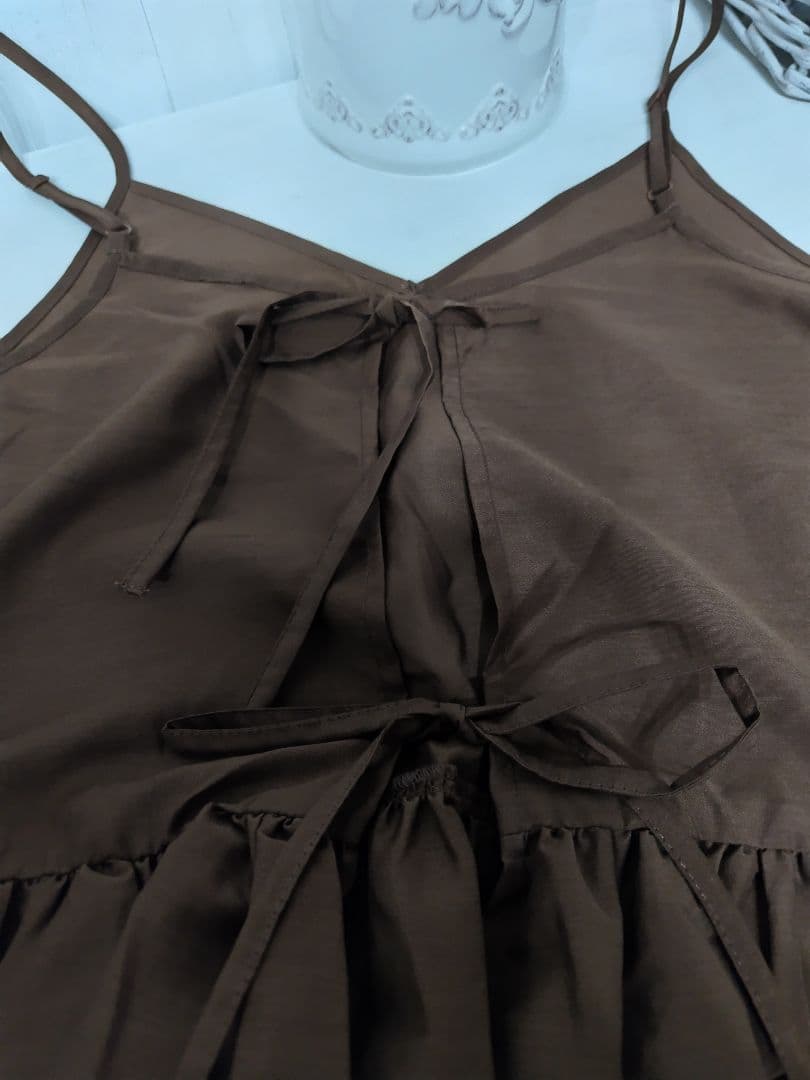 SM2エスエムツー 前後2wayキャミビスチェ新品ブラウン 今季完売