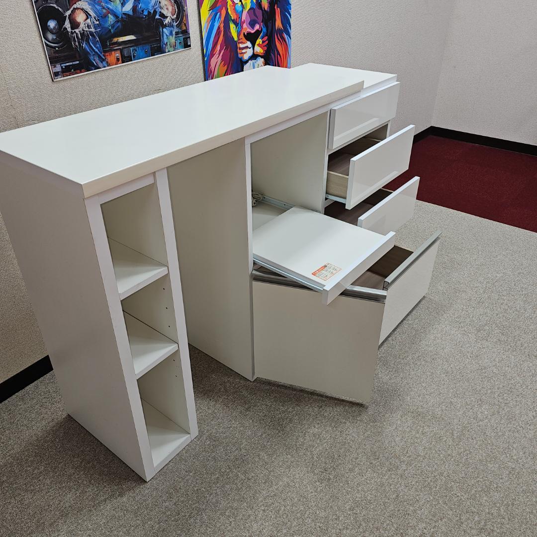 ニトリ ホワイトキッチンカウンター 165cm 東京23区内送料無料