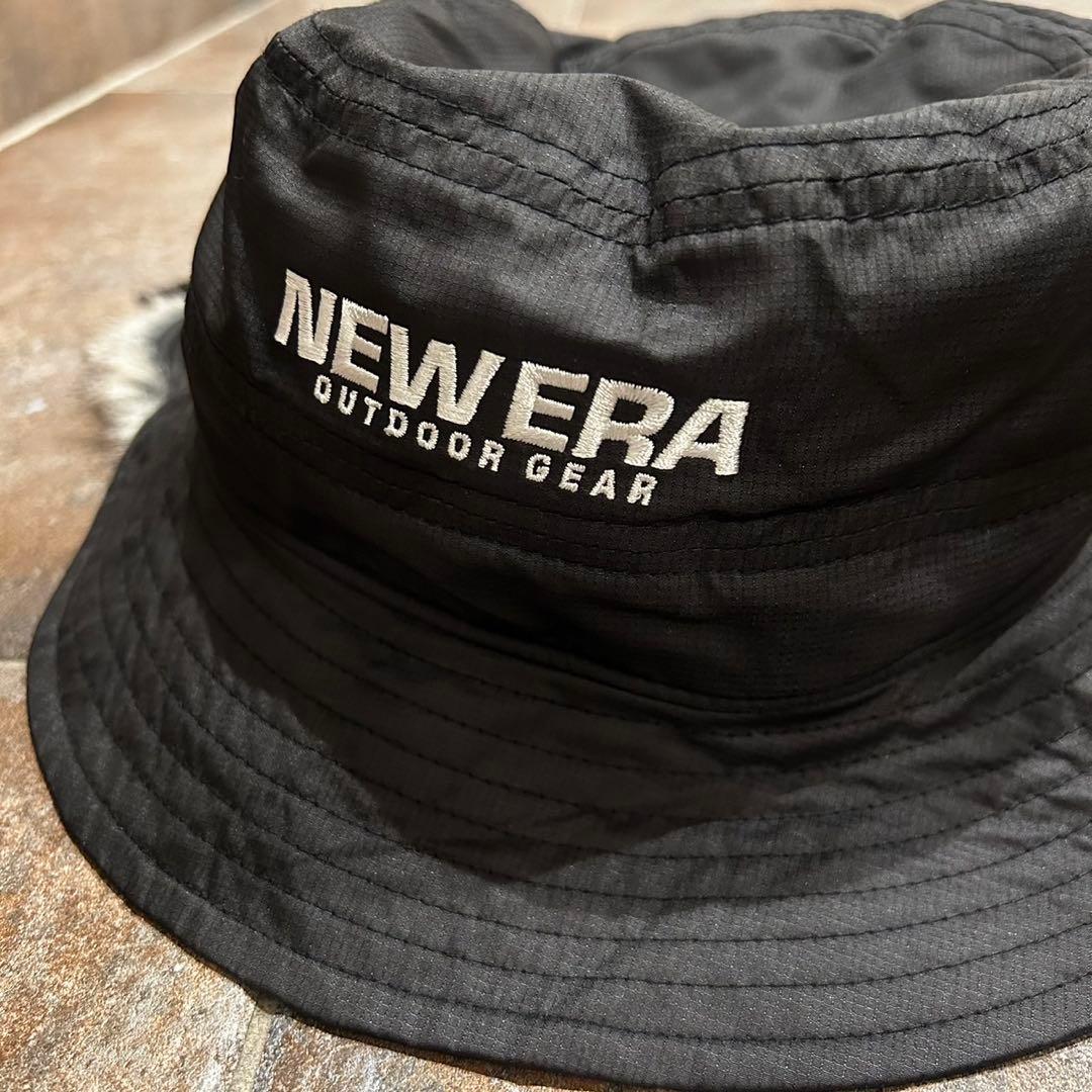 NEW ERA OUTDOOR HAT ハット 黒 ドッグイヤー ゴルフ